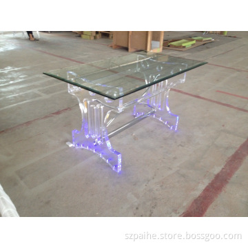 Plexiglass LED Dining Table
